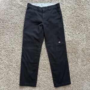 Dickies Double Knee Black Pants Slim Straight Men’s Size 32x32 Workwear Skater